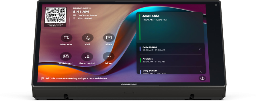 Crestron 80 系列 UC 會議觸控螢幕